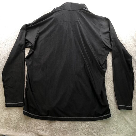 Laker's Mens Sweatshirt Size 2XLT Los Angeles Lakers 1/4 Zip Activewear Black - Picture 10 of 10